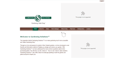 Desktop Screenshot of gardeningsolutionz.co.nz